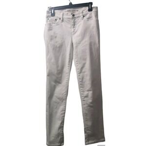 Lauren‎ Jeans Co. White Denim Jeans LRL Logo Casual Pants Size 6